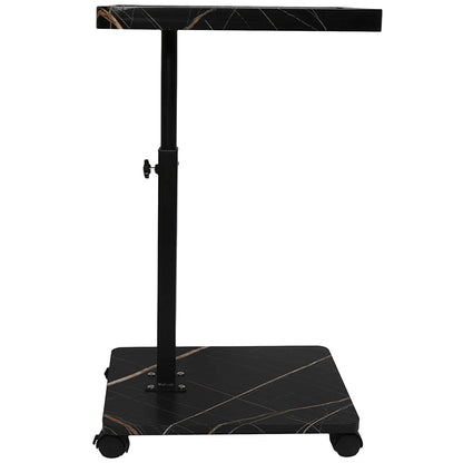 C Shaped Coffee Table – Mobile Rolling Side Table for Living Room Furniture - ZOOMNSTORE