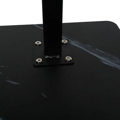 C Shaped Coffee Table – Mobile Rolling Side Table for Living Room Furniture - ZOOMNSTORE