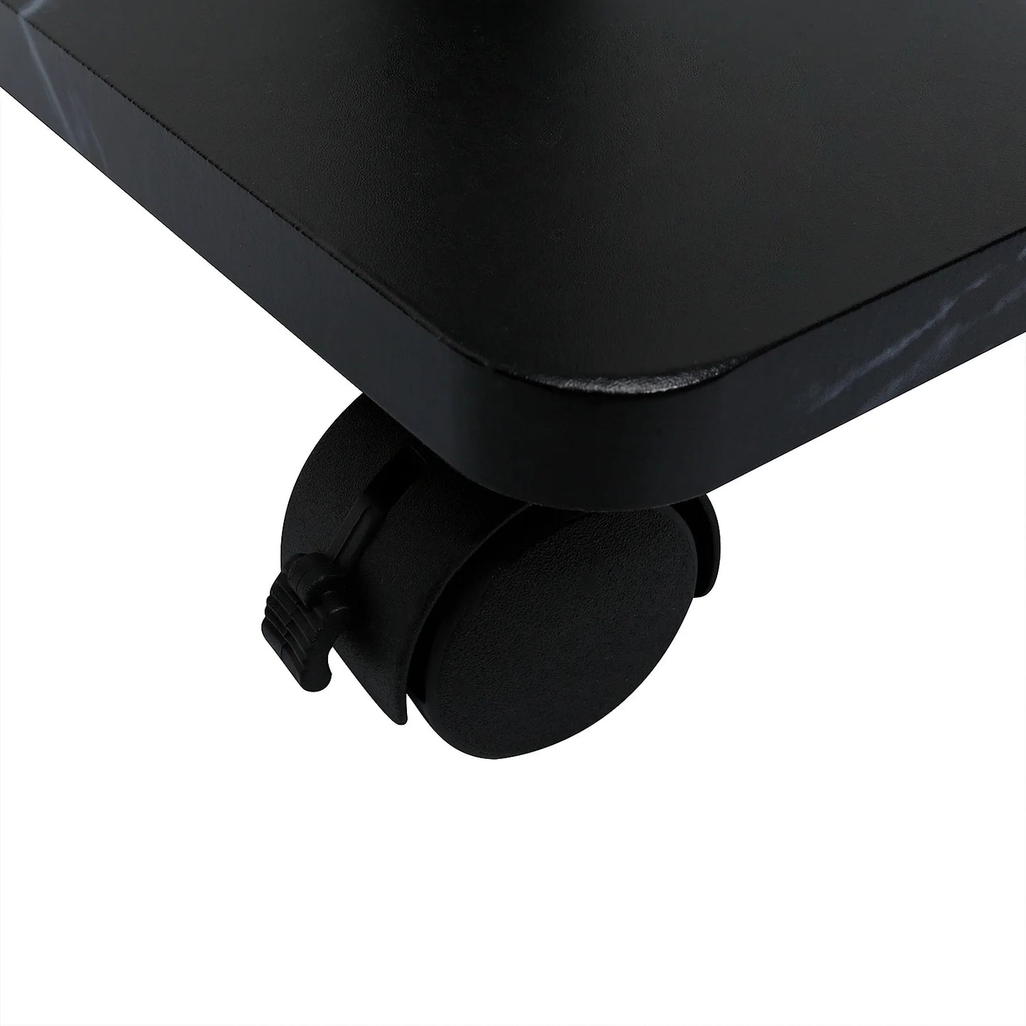 C Shaped Coffee Table – Mobile Rolling Side Table for Living Room Furniture - ZOOMNSTORE