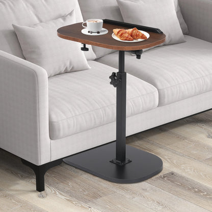 C-shaped Adjustable Side Table - 360 Rotatable  320 Tiltable Coffee Table - ZOOMNSTORE