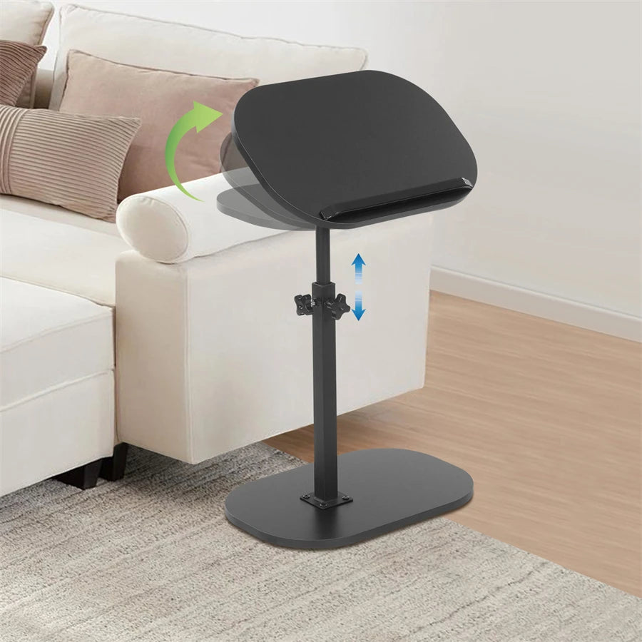 C-shaped Adjustable Side Table - 360 Rotatable  320 Tiltable Coffee Table - ZOOMNSTORE