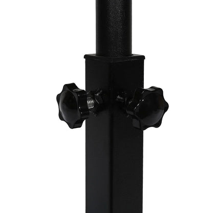 C Shaped Side Table – Mobile Coffee Table With Wheels | Adjustable Height Wooden Storage - ZOOMNSTORE