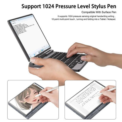 CRELANDER P8 8 Inch Mini Laptop Touchscreen Rotating 360 Degree Intel Alder N150 12GB WiFi6 Notebook Tablet PC Protable Laptops - ZOOMNSTORE