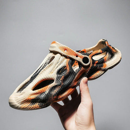 Camouflage Platform Slippers - Lightweight Outdoor Summer Clogs for Men Women - ZOOMNSTORE