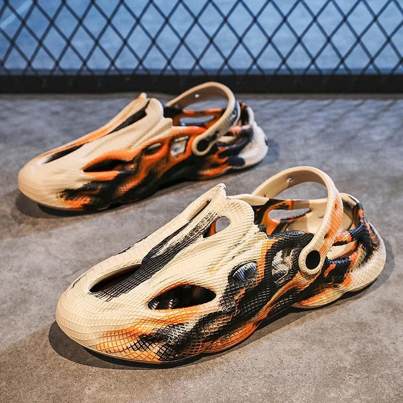 Camouflage Platform Slippers - Lightweight Outdoor Summer Clogs for Men Women - ZOOMNSTORE