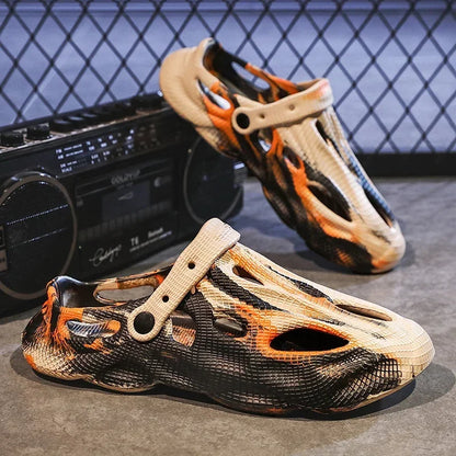 Camouflage Platform Slippers - Lightweight Outdoor Summer Clogs for Men Women - ZOOMNSTORE