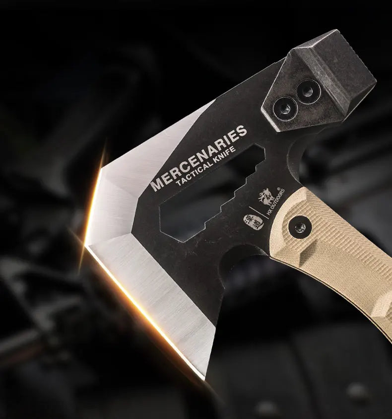 Full Tang Tactical Axe - Multifunctional Camping Hatchet  Tomahawk - ZOOMNSTORE