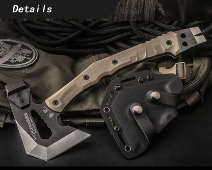 Full Tang Tactical Axe - Multifunctional Camping Hatchet  Tomahawk - ZOOMNSTORE
