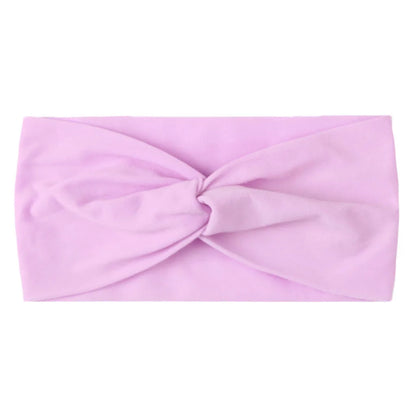 1 PCS Spring Summer Candy Color Baby Headband Girls Twisted Knotted Soft Elastic Baby Girl Headbands Hair Accessories - ZOOMNSTORE