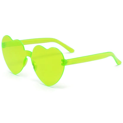Candy Color Heart-Shaped Frameless Childrens Sunglasses - Ocean Personality Fashion Accessory - ZOOMNSTORE