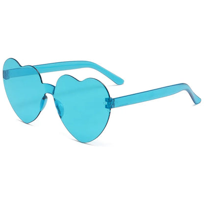 Candy Color Heart-Shaped Frameless Childrens Sunglasses - Ocean Personality Fashion Accessory - ZOOMNSTORE