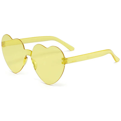 Candy Color Heart-Shaped Frameless Childrens Sunglasses - Ocean Personality Fashion Accessory - ZOOMNSTORE