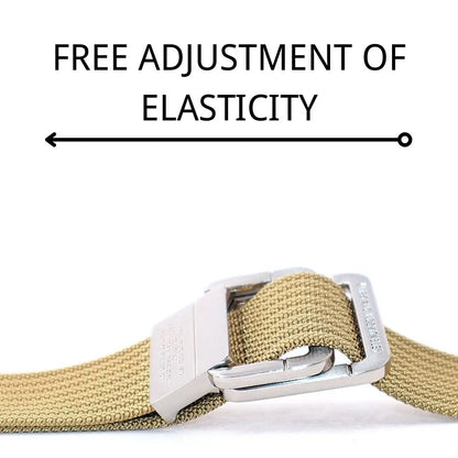 Canvas Belt Unisex - Double Ring Tactical Strap With Metal Buckle for Jeans - ZOOMNSTORE