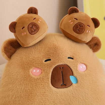 Capybara Plush Pillow - Soft Stuffed Animal Mini Plush Toy With PP Cotton Filling - ZOOMNSTORE