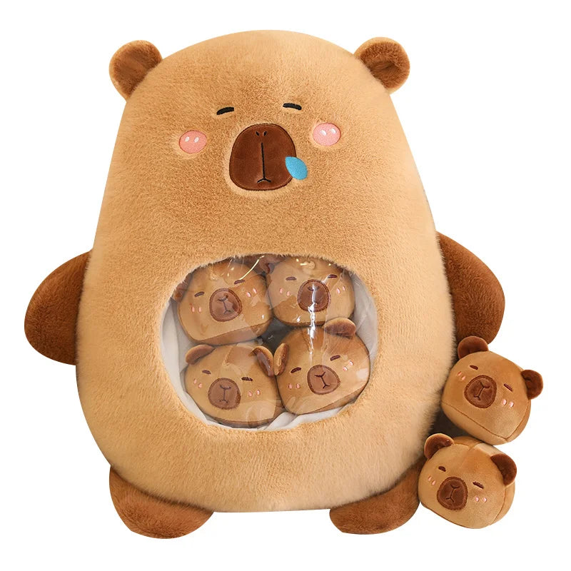 Capybara Plush Pillow - Soft Stuffed Animal Mini Plush Toy With PP Cotton Filling - ZOOMNSTORE