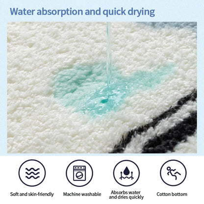 Car Carpet - Soft Floor Rug | Comfortable Footrest, Washable Polyester Mat - ZOOMNSTORE