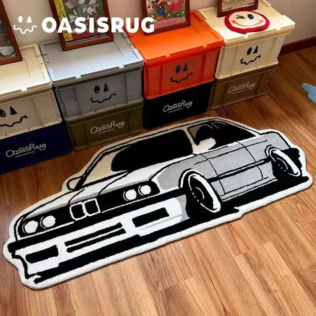 Car Carpet - Soft Floor Rug | Comfortable Footrest, Washable Polyester Mat - ZOOMNSTORE
