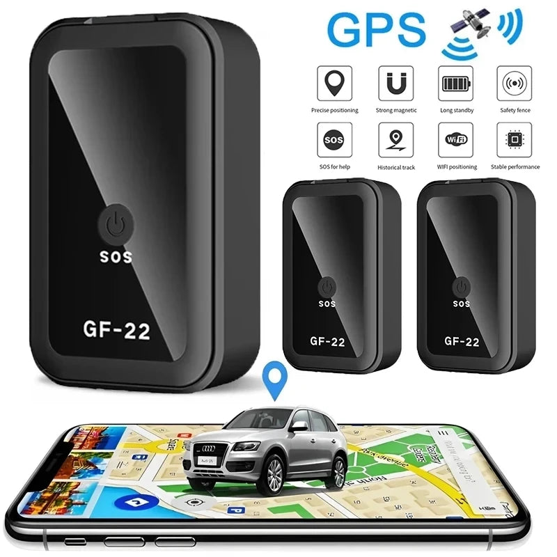 Car GPS Tracker - Mini Portable Vehicle Locator with Magnetic GPS Device & Geo-Fence Alert - ZOOMNSTORE