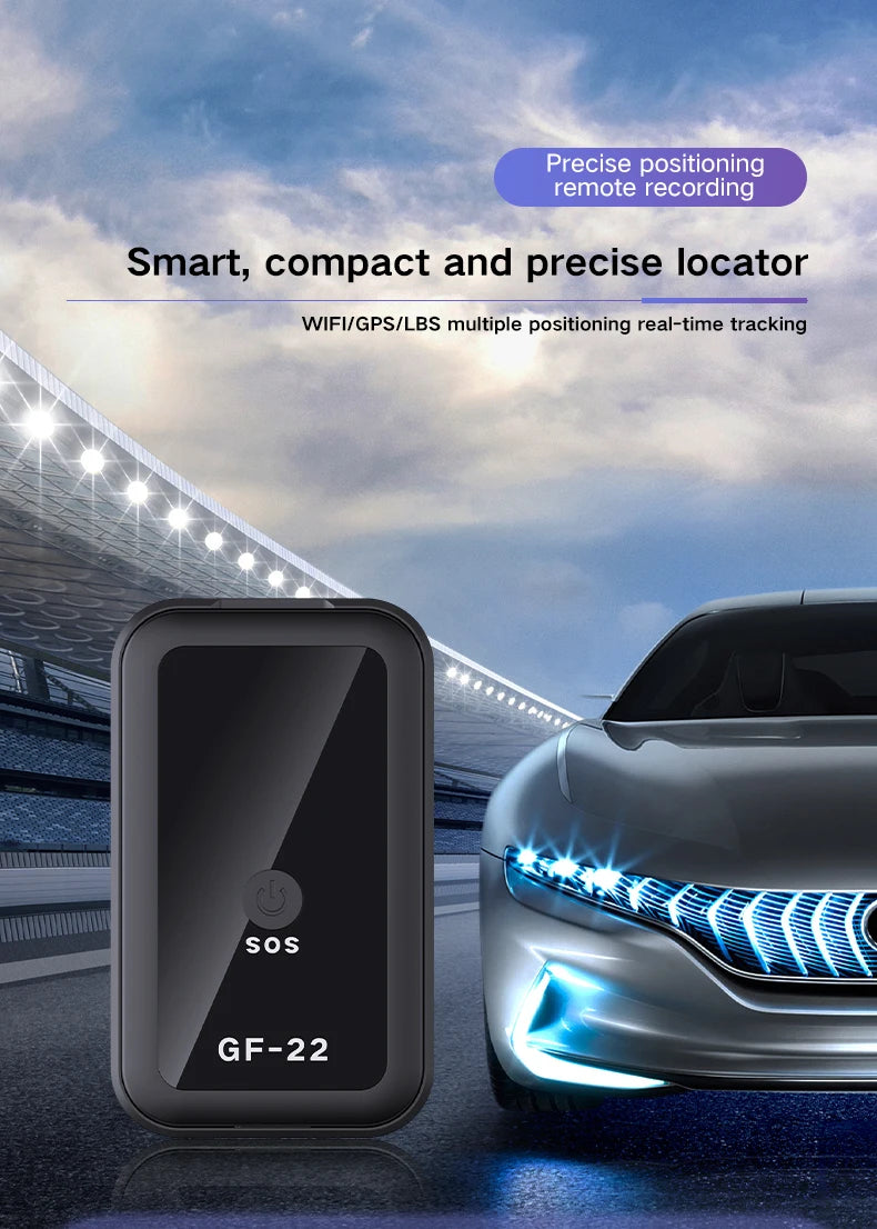 Car GPS Tracker - Mini Portable Vehicle Locator with Magnetic GPS Device & Geo-Fence Alert - ZOOMNSTORE
