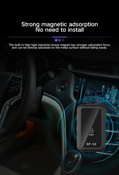 Car GPS Tracker - Mini Portable Vehicle Locator with Magnetic GPS Device & Geo-Fence Alert - ZOOMNSTORE