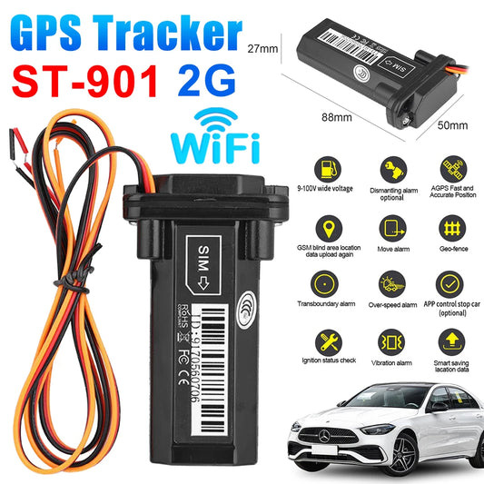 Car GPS Tracker - Vehicle Tracking Device With Real Time Tracking & Power Off Alarm - ZOOMNSTORE