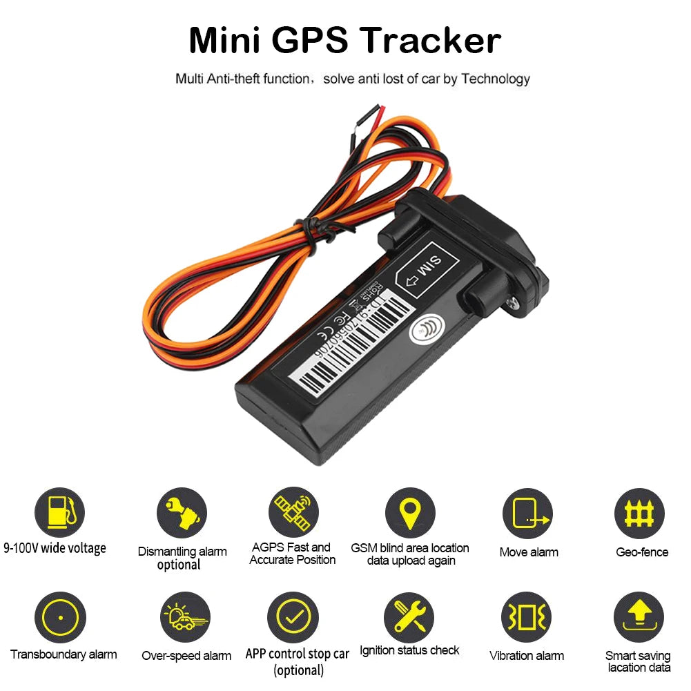 Car GPS Tracker - Vehicle Tracking Device With Real Time Tracking & Power Off Alarm - ZOOMNSTORE