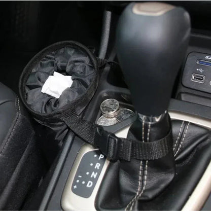 Car Garbage Bag - Portable Oxford Cloth Trash Bin for Back Seat Storage - ZOOMNSTORE