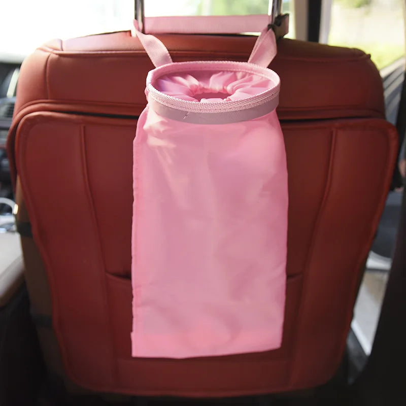 Car Garbage Bin - Oxford Cloth Auto Trash Bag | Hanging Seat Back Organizer - ZOOMNSTORE