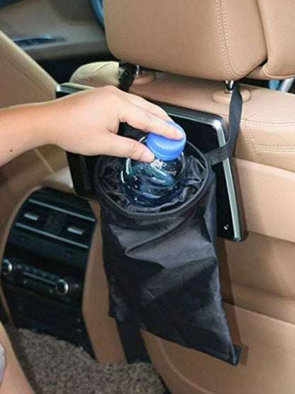 Car Garbage Bin - Oxford Cloth Auto Trash Bag | Hanging Seat Back Organizer - ZOOMNSTORE