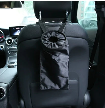 Car Garbage Bin - Oxford Cloth Auto Trash Bag | Hanging Seat Back Organizer - ZOOMNSTORE