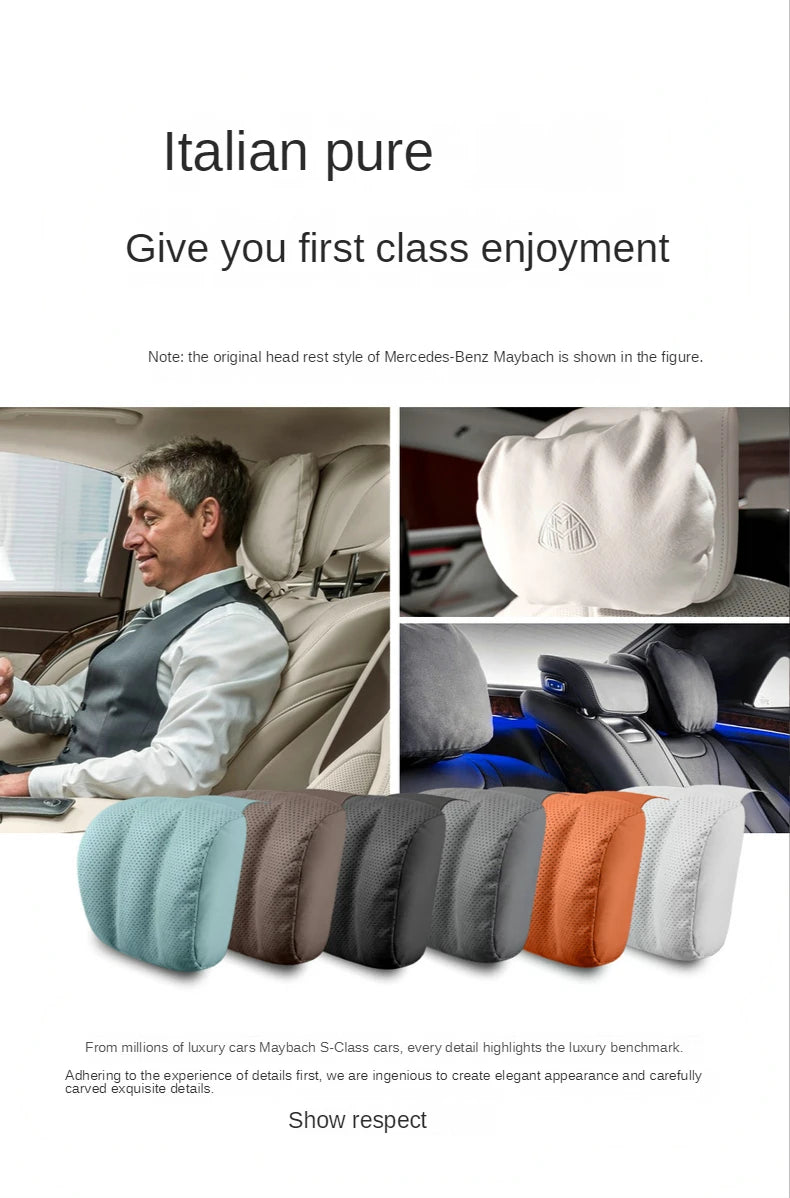Car Headrest Neck Pillow – Mercedes Benz S-Class Maybach Travel Neck Pillow - ZOOMNSTORE