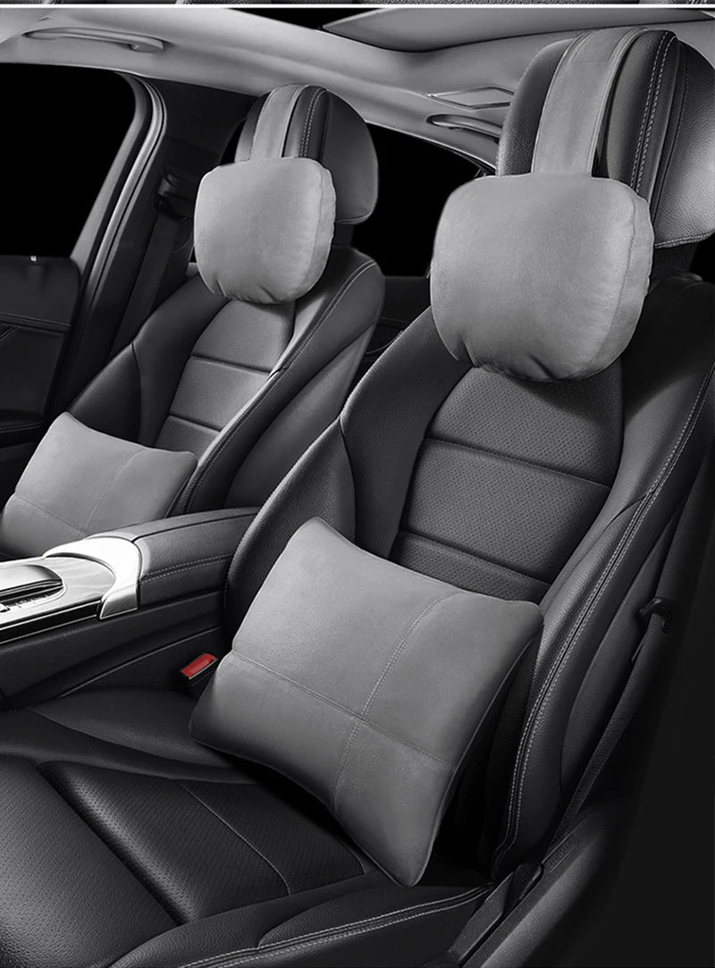 Car Headrest Pillow – Adjustable Soft Neck Rest Cushion | Universal Maybach Style - ZOOMNSTORE