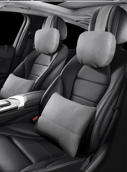 Car Headrest Pillow – Adjustable Soft Neck Rest Cushion | Universal Maybach Style - ZOOMNSTORE
