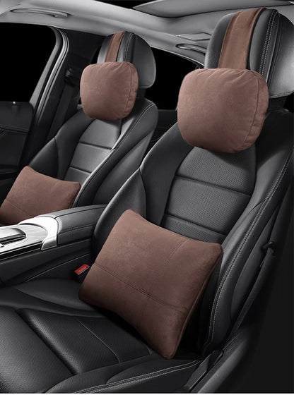 Car Headrest Pillow – Adjustable Soft Neck Rest Cushion | Universal Maybach Style - ZOOMNSTORE