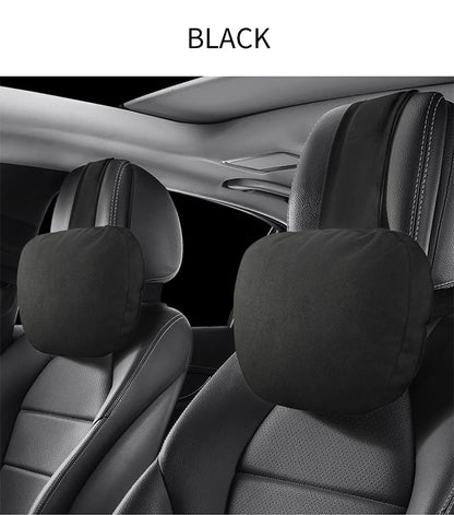 Car Headrest Pillow – Adjustable Soft Neck Rest Cushion | Universal Maybach Style - ZOOMNSTORE