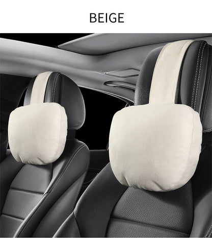 Car Headrest Pillow – Adjustable Soft Neck Rest Cushion | Universal Maybach Style - ZOOMNSTORE
