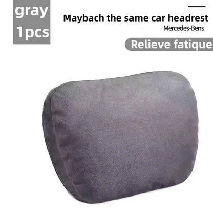 Car Headrest Pillow – Adjustable Soft Neck Rest Cushion | Universal Maybach Style - ZOOMNSTORE