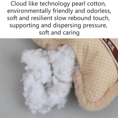 Car Headrest Pillow – Ergonomic Lumbar Support Cushion with Soft Rabbit Plush Comfort - ZOOMNSTORE