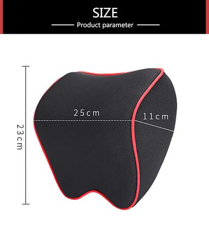 Car Neck Headrest Pillow - Adjustable Memory Foam Auto Seat Cushion Support - ZOOMNSTORE