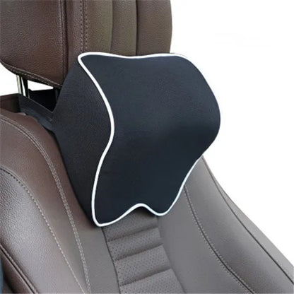 Car Neck Headrest Pillow - Adjustable Memory Foam Auto Seat Cushion Support - ZOOMNSTORE