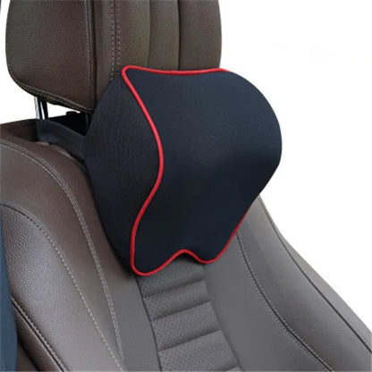 Car Neck Headrest Pillow - Adjustable Memory Foam Auto Seat Cushion Support - ZOOMNSTORE