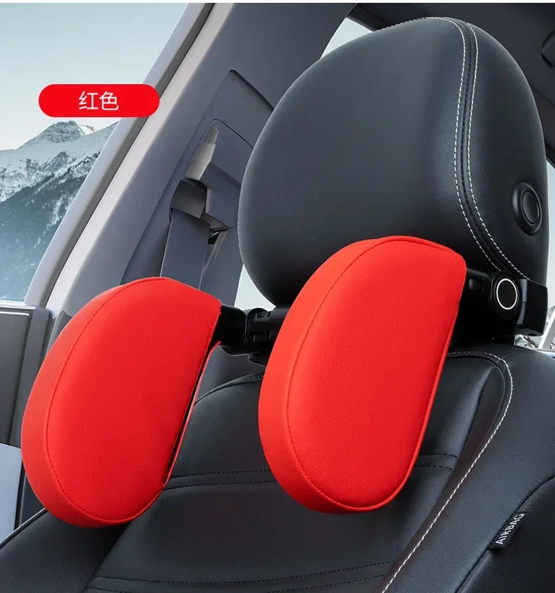 Car Neck Headrest Pillow - Adjustable Memory Foam Cushion for Cervical Spine Support - ZOOMNSTORE