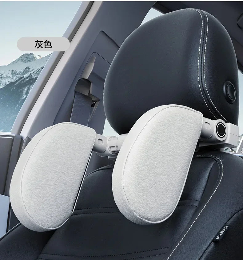 Car Neck Headrest Pillow - Adjustable Memory Foam Cushion for Cervical Spine Support - ZOOMNSTORE