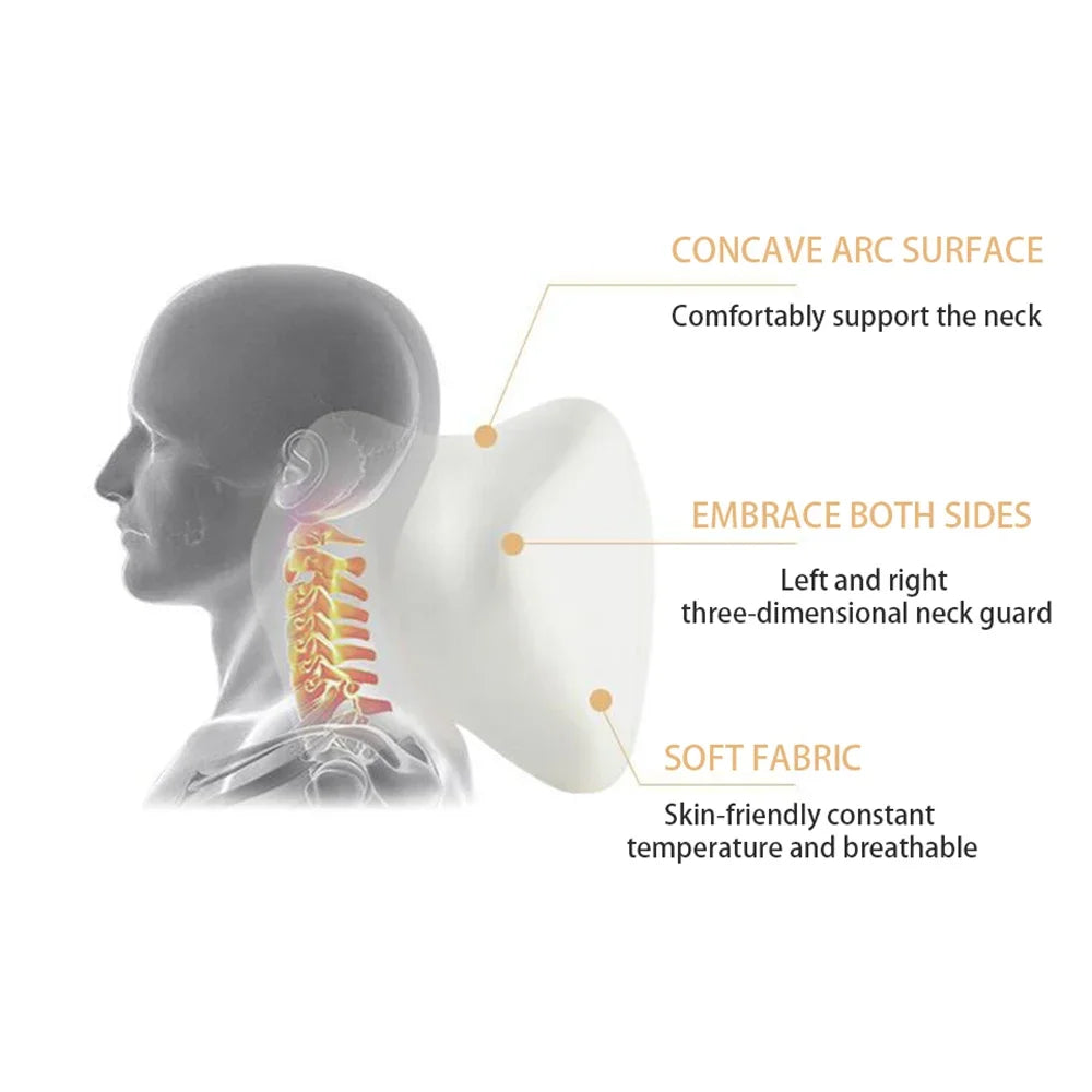 Car Neck Pillow - Breathable Memory Foam Cushion with Lumbar Support & Adjustable Neck Rest - ZOOMNSTORE