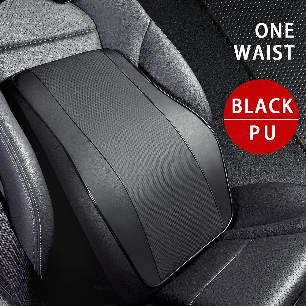 Car Neck Pillow - Breathable Memory Foam Cushion with Lumbar Support & Adjustable Neck Rest - ZOOMNSTORE