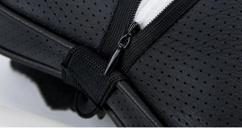 Car Neck Pillow - Ergonomic Neck Support PU Leather Headrest Cushion for Driving Comfort - ZOOMNSTORE