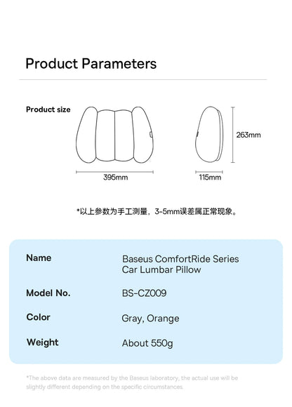 Car Neck Pillow Memory Foam Cushion - Ergonomic Lumbar Support & Breathable Travel Neck Rest - ZOOMNSTORE