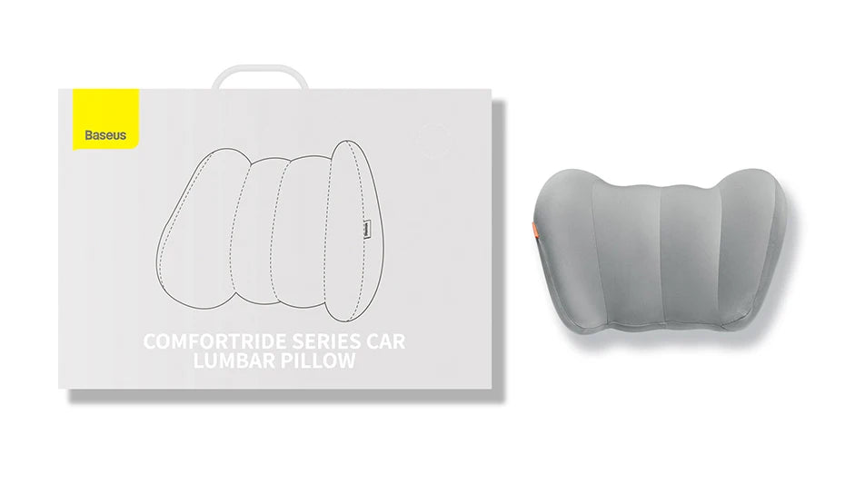 Car Neck Pillow Memory Foam Cushion - Ergonomic Lumbar Support & Breathable Travel Neck Rest - ZOOMNSTORE