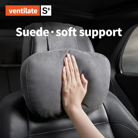 Car Neck Pillow - Universal Car Seat Cushion With Memory Foam & Natural Fiber Filling - ZOOMNSTORE