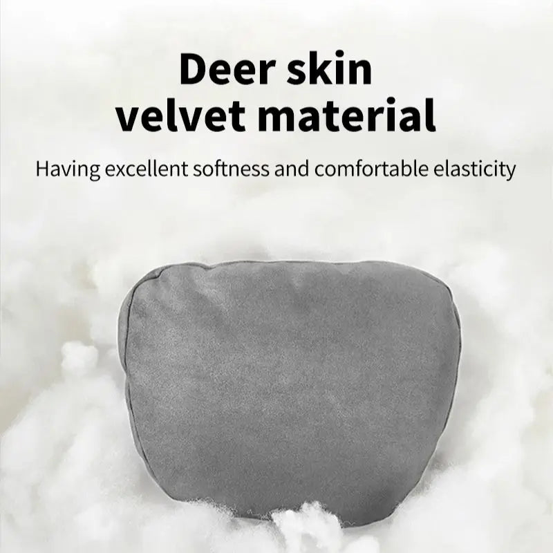 Car Neck Pillow - Universal Car Seat Cushion With Memory Foam & Natural Fiber Filling - ZOOMNSTORE